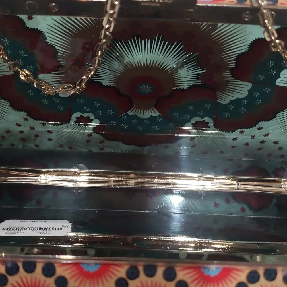 Valentino multi color acrylic clutch - Picture 9 of 10